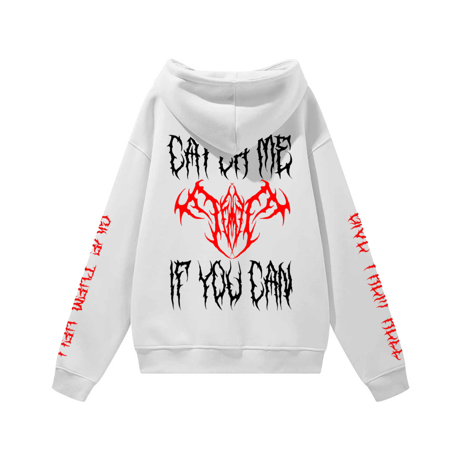 345GSM Men’s Lightweight Fleece Hoodie white