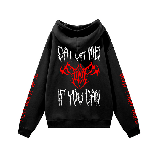 345GSM Men's Best Lightweight Fleece Hoodie Black