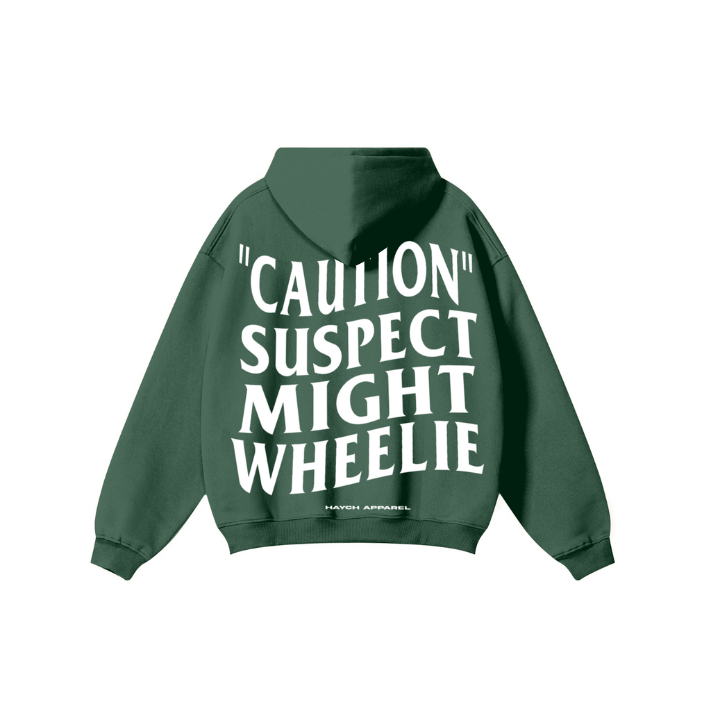 345GSM Solid Color Pullover Hoodie Green