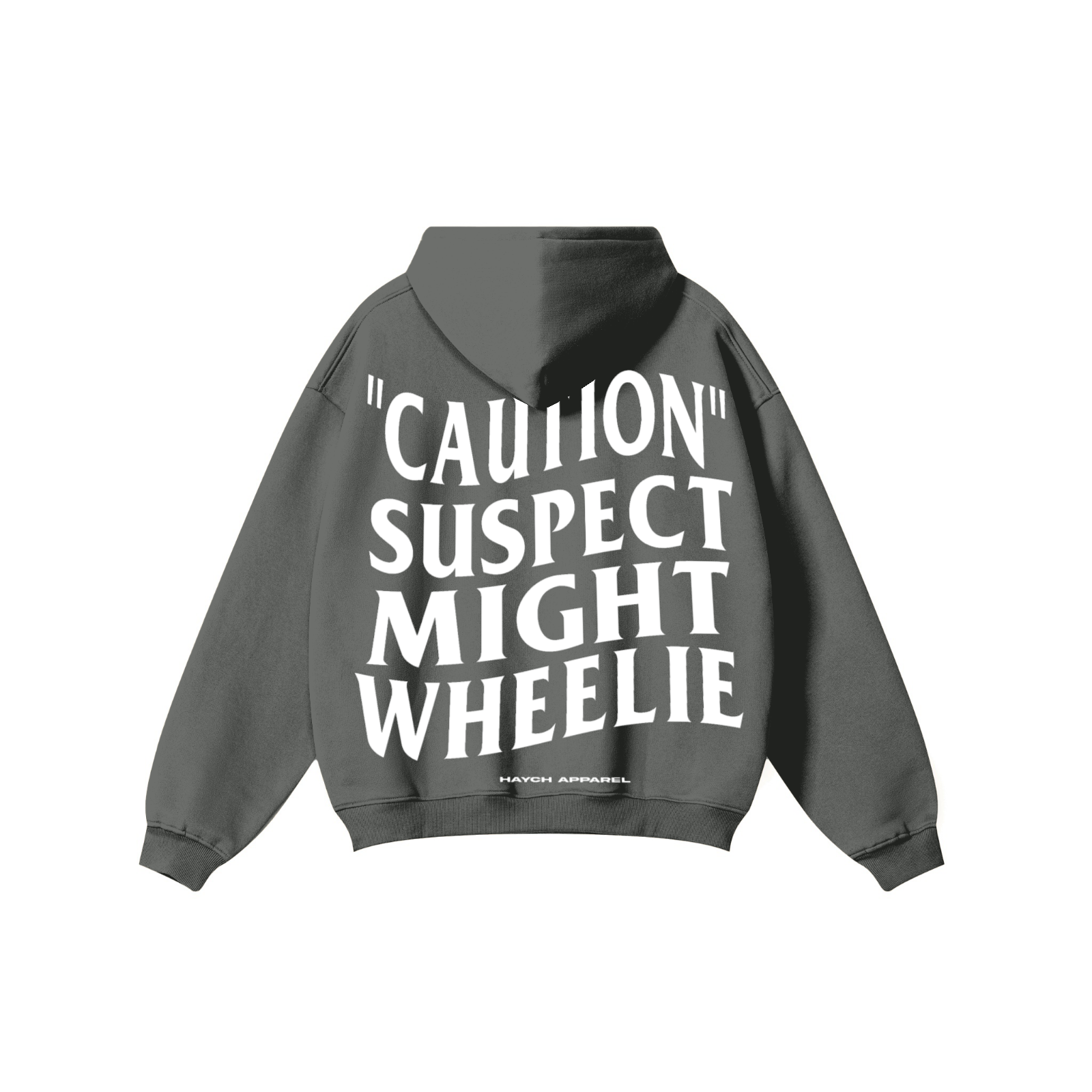 345GSM Solid Color Pullover Hoodie Dark Gray
