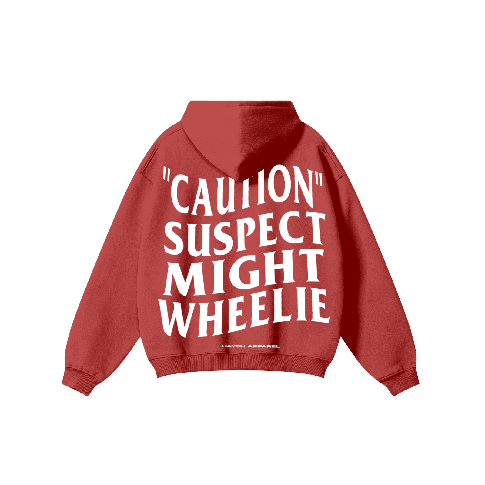345GSM Solid Color Pullover Hoodie Red