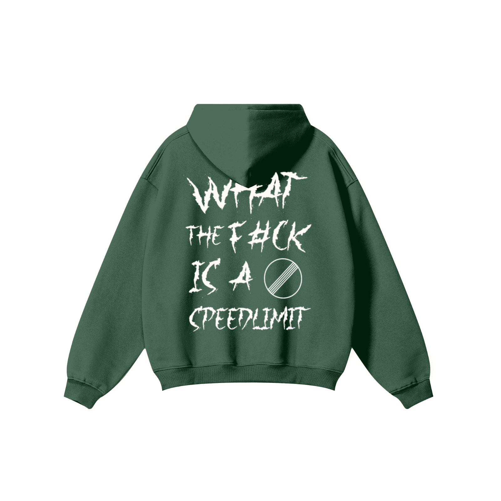 345GSM Solid Color Pullover Hoodie Green