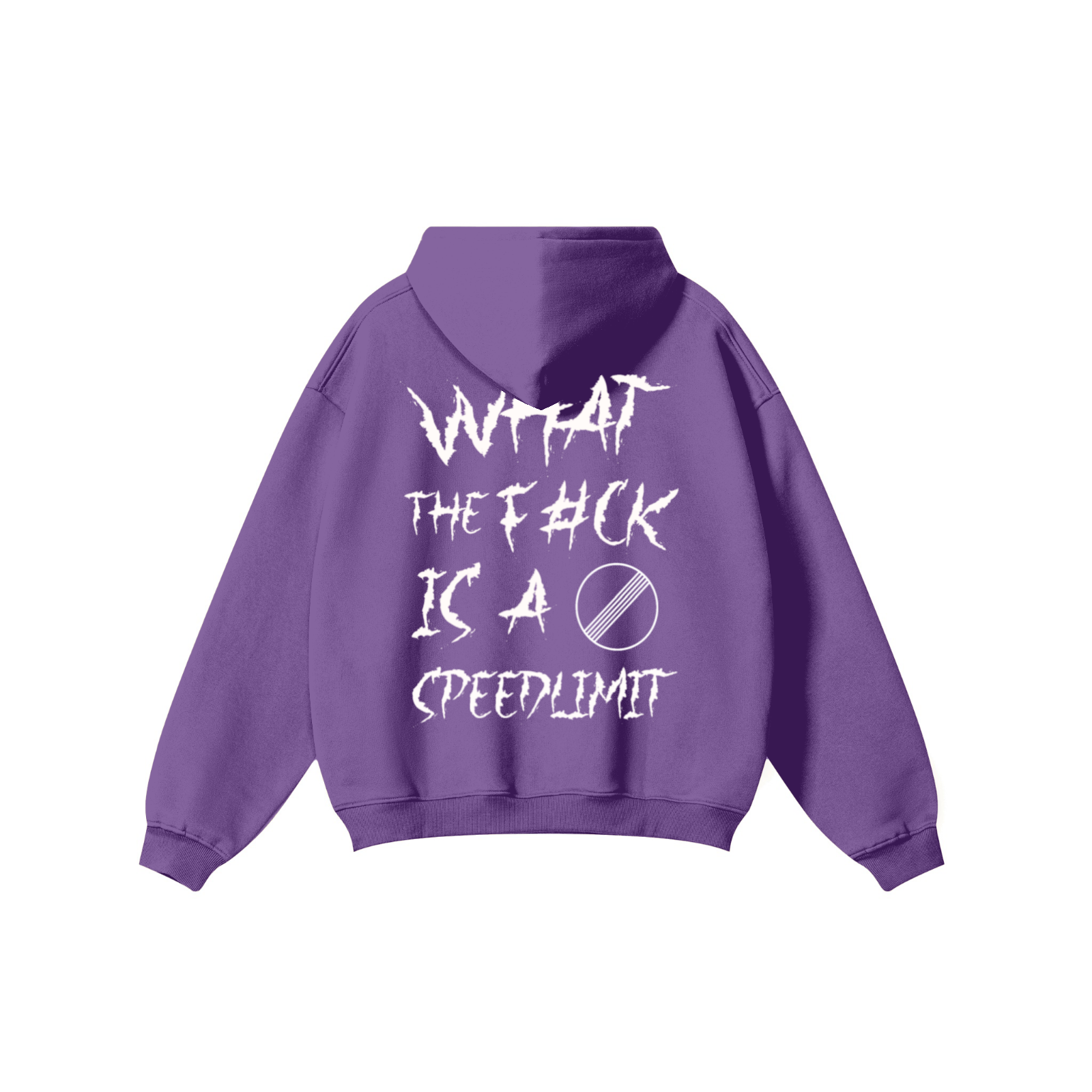 345GSM Solid Color Pullover Hoodie Purple